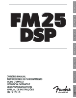 Fender FM-25-DSP - Owners Manual